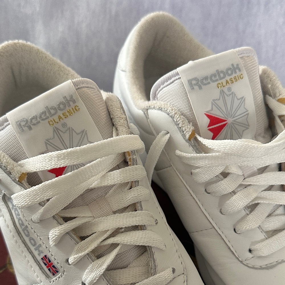 Reebok White Leather Trainers - Picture 4 of 8